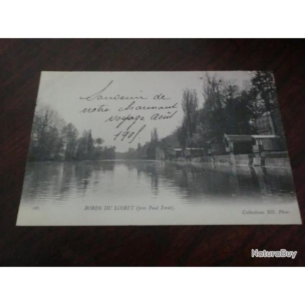 CP  dpt  45  BORD DU LOIRET  PRES PAUL FORET