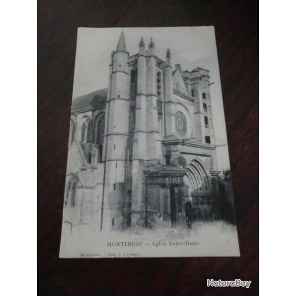 CP  dpt  45   MONTEREAU EGLISE NOTRE DAME