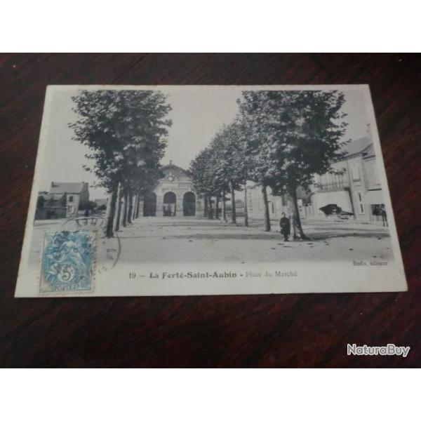 CP  dpt  45 LA FERTE SAINT AUBIN   PLACE