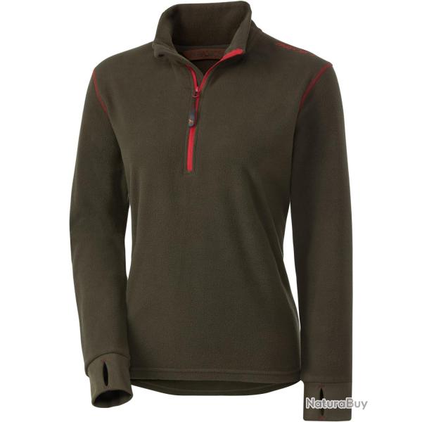 T shirt long thermique Heatress pour femmes Couleur vert