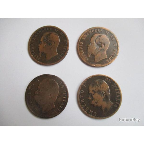 Lot de 4 pi�ces Italie