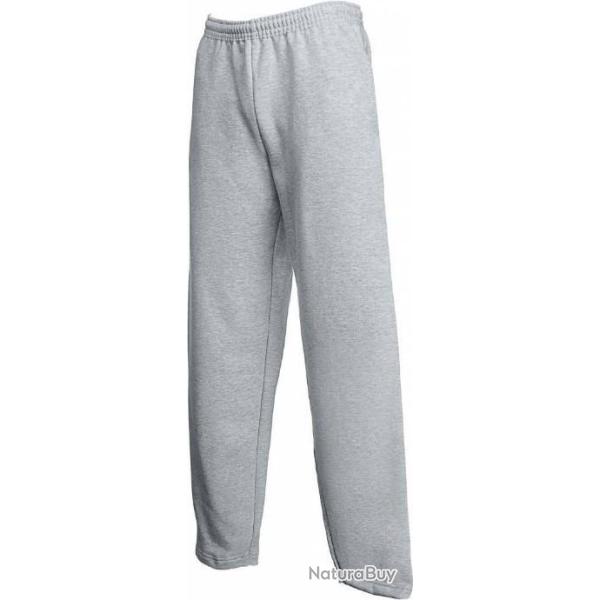Bas de Jogging Molleton� Homme Gris bas Droit taille �lastique Neuf M/ L/XL /XXL/XXXL