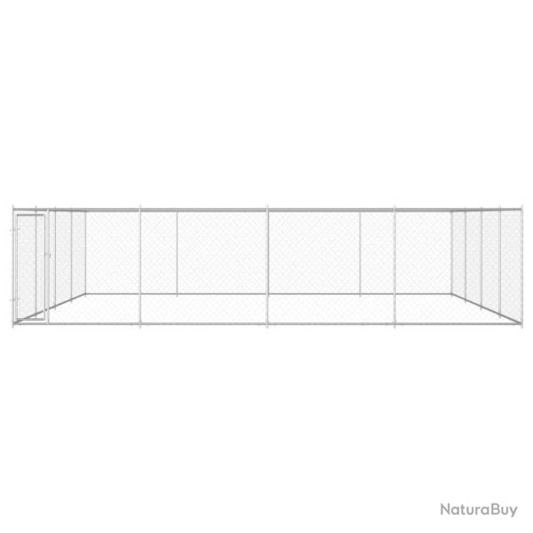 Chenil ext�rieur cage enclos parc animaux chien ext�rieur pour chiens acier galvanis� 760 x 760 x 1