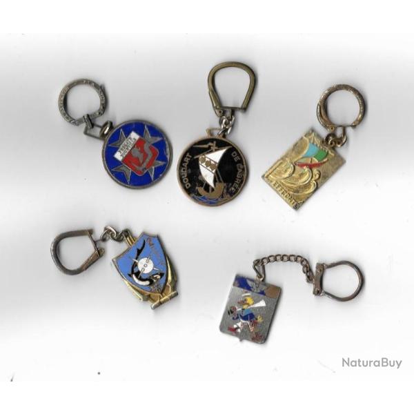 MARINE NATIONALE -  LOT 4 PORTE CLEFS  --------------