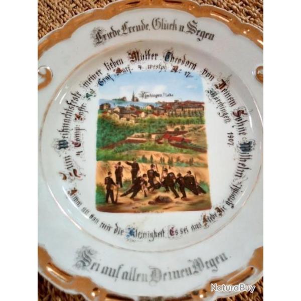 Assiette de r�serviste allemand 1907