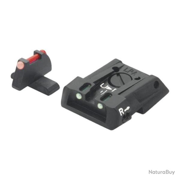 Hausse R�glable et Guidon LPA pour S&W Military et Police - Insert Fi