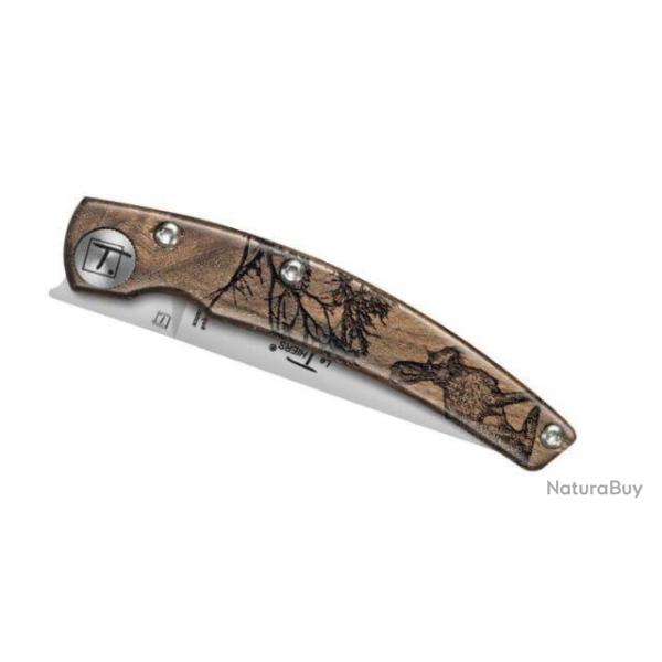 COUTEAU LE THIERS DOZORME ANIMALIS LIEVRE INOX