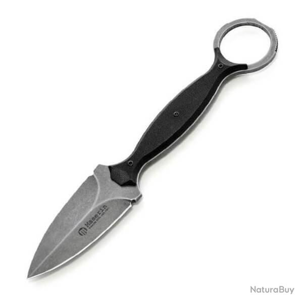 Couteau de cou fixe Maserin avec anneau