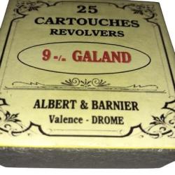 9 mm Galand: Reproduction boite (vide) AB 9573344