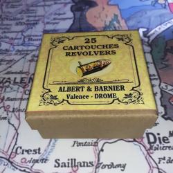 12 mm Broches (Albert & Barnier): Reproduction boite munitions (vide) AB 9573344