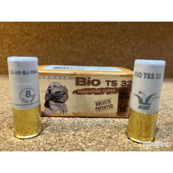 1 boite de 10 cartouches Jocker BIO TSS 15  32g C/12/70/12 - N�8