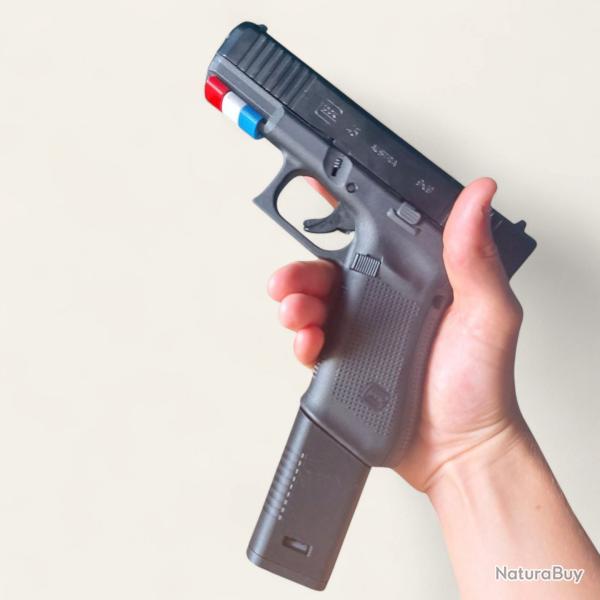 Kit Extension pour Chargeur Glock 17 +10 coups Style mini Kriss Vector