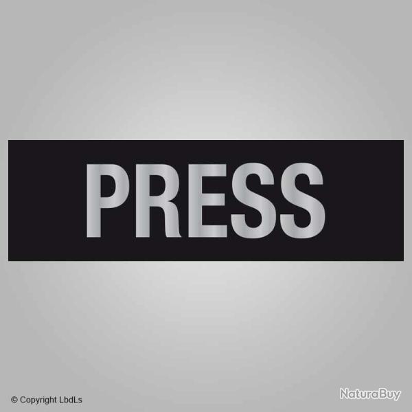 Bandeau "PRESS" noir/r�tro