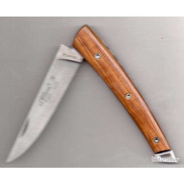 LE THIERS  OLIVIER sombre* Ressort guilloch� Couteau � TES INITIALES