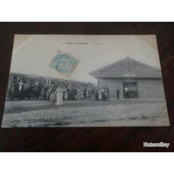 CP  dpt  45  LYGNY  LE RIBAULT   LA GARE