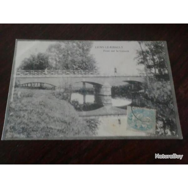 CP  dpt  45  LYGNY  LE RIBAULT  PONT SUR LE COSSON