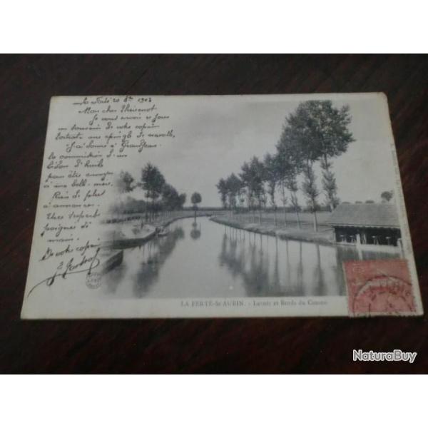 CP  dpt  45 LA FERTE SAINT AUBIN   LAVOIR ET BORDS DU COSSON