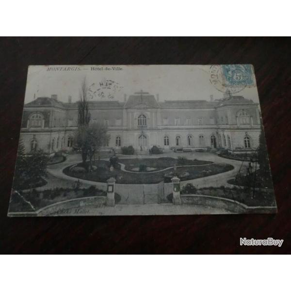 CP  dpt  45  MONTARGIS  HOTEL DE VILLE