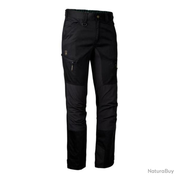 Pantalon Extensible Rogaland noir avec contraste Deerhunter
