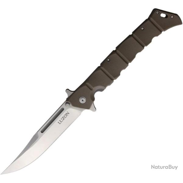 Couteau Cold Steel Large Luzon Dark Earth  Lame Acier 8Cr13MoV Manche GFN Linerlock CS20NQXDEST