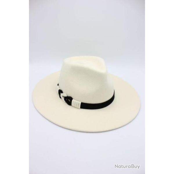 Chapeau de laine  large bord, hiver, sortie, chasse, randonner (I2)