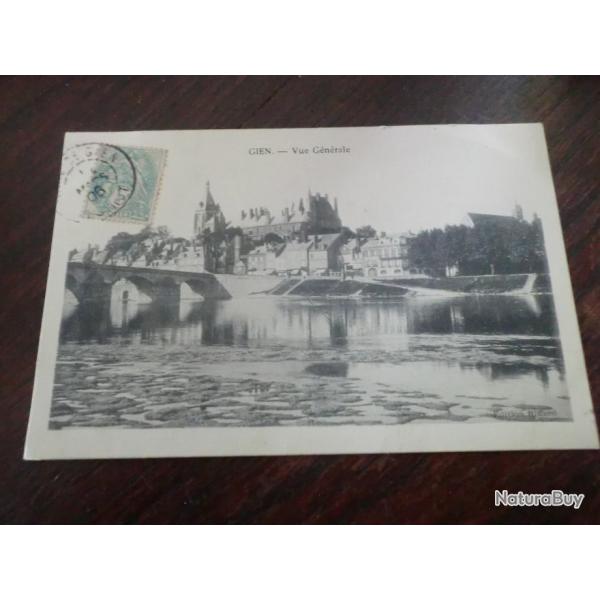 CP  dpt  45  GIEN  VUE GENERALE