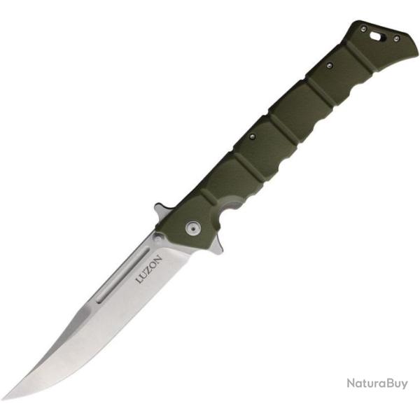 Couteau Cold Steel Large Luzon OD GREEN  Lame Acier 8Cr13MoV Manche GFN Linerlock Clip CS20NQXODSW
