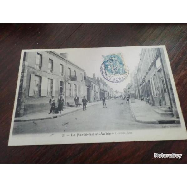 CP  dpt  45 LA FERTE SAINT AUBIN  LA GRANDE RUE