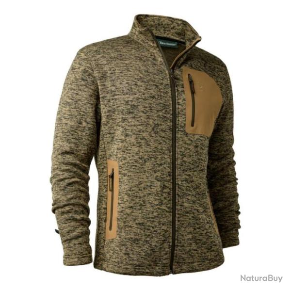 Veste tricot�e Sarek beige Deerhunter Nouvelle Collection !