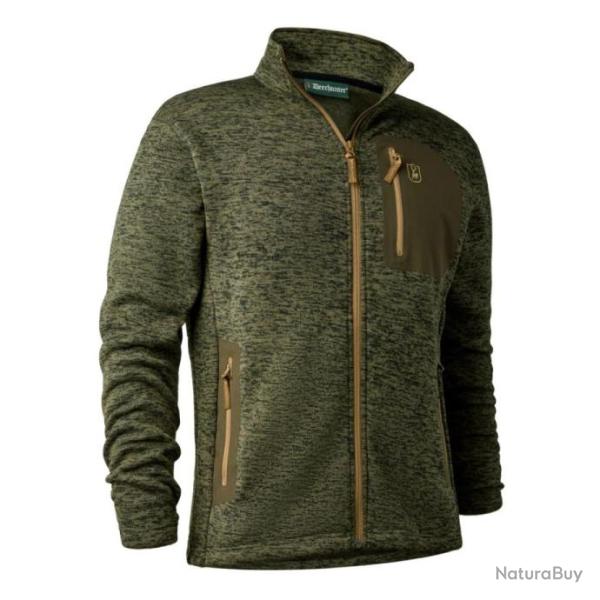 Veste tricot�e Sarek verte Deerhunter