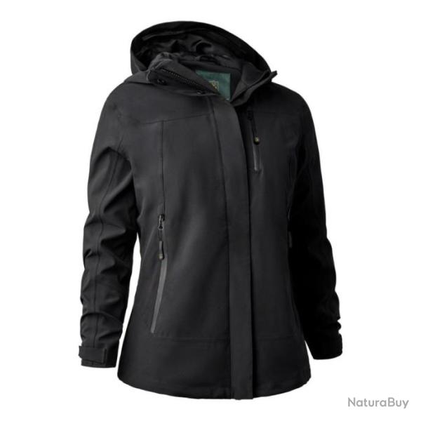 Veste  capuche Shell Lady Sarek noire Deerhunter OUTLET