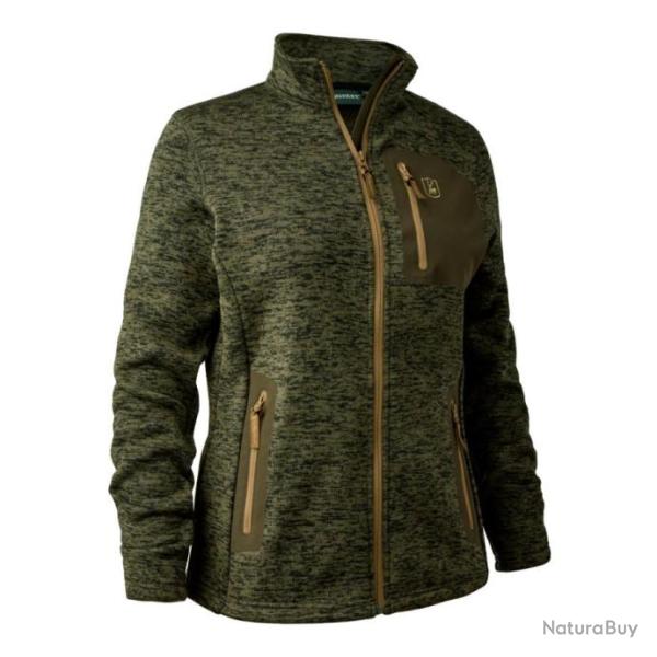 Veste tricot�e Lady Sarek verte Deerhunter Nouvelle Collection !