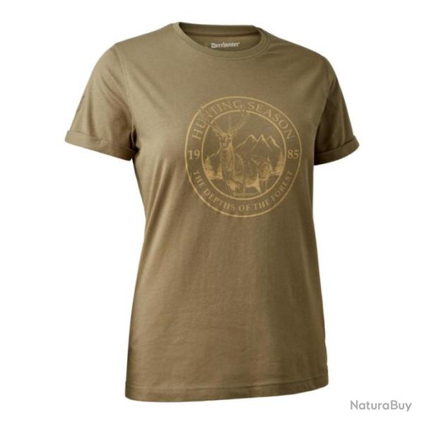 T-shirt Lady Ella beige Deerhunter