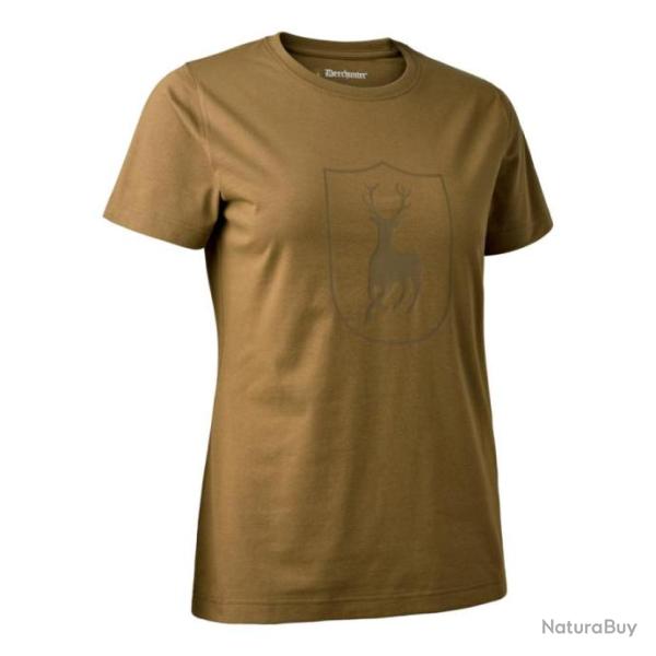 T-shirt avec logo Lady beige Deerhunter
