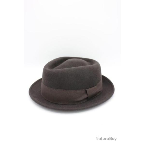 Chapeau de laine  bord court, quitation, hiver, chasse, randonner (F07)