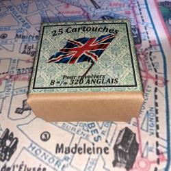 8 mm 320 Anglais (Houllier & Blanchard): Reproduction boite munitions (vide) Collection HB 9576788