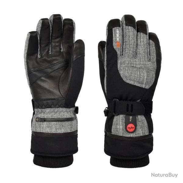 Gants Chauffants Unisexe Gris. 30Seven Gris