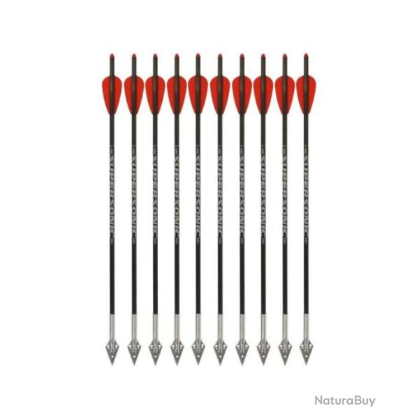 FL�CHES DE CHASSE X-BOW FMA SUPERSONIC PROHUNT PACK - 10 PIECES (4)