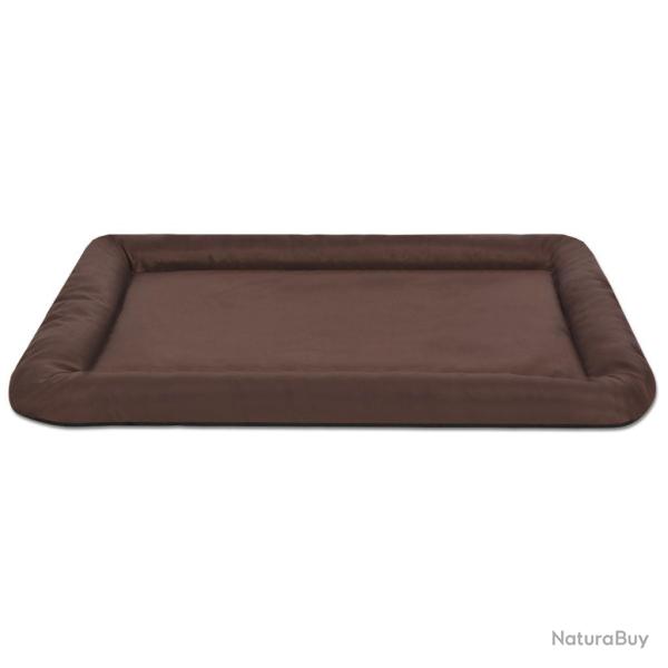 Matelas lit panier pour chiens animaux de compagnie taille L marron 02_0001594
