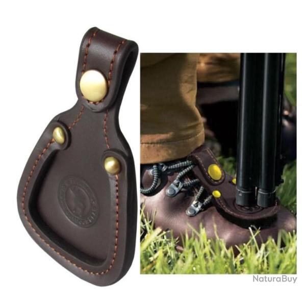 Repose canon en CUIR VERITABLE.......TOURBON