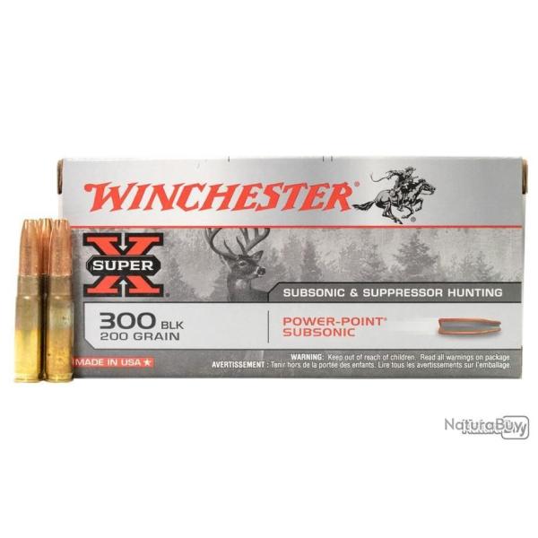 POWER POINT SUBSONIC - WINCHESTER 300 blackout, 12.96 g