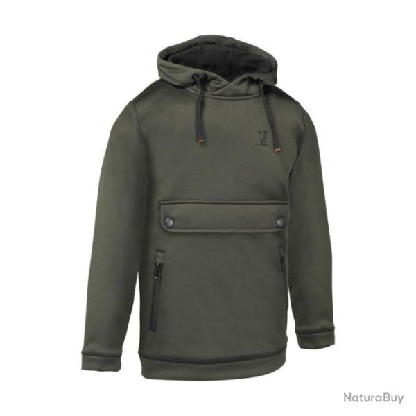 SWEAT SHIRT A CAPUCHE ENFANT - PERCUSSION KAKI - TAILLE 8 ANS