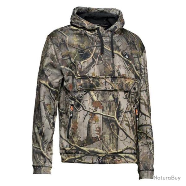 SWEAT SHIRT A CAPUCHE ENFANT - PERCUSSION FOREST EVO - TAILLE 14 ANS