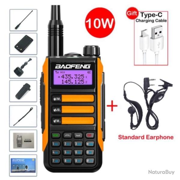 BAOFENG VHF UV-16 pro Max, True haute puissance 10 Watts LONGUE PORT�E, LIVRAISON OFFERTE