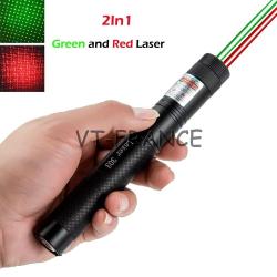 Pointeur Laser Rouge + Vert Haute Puissance -A 20260729082517