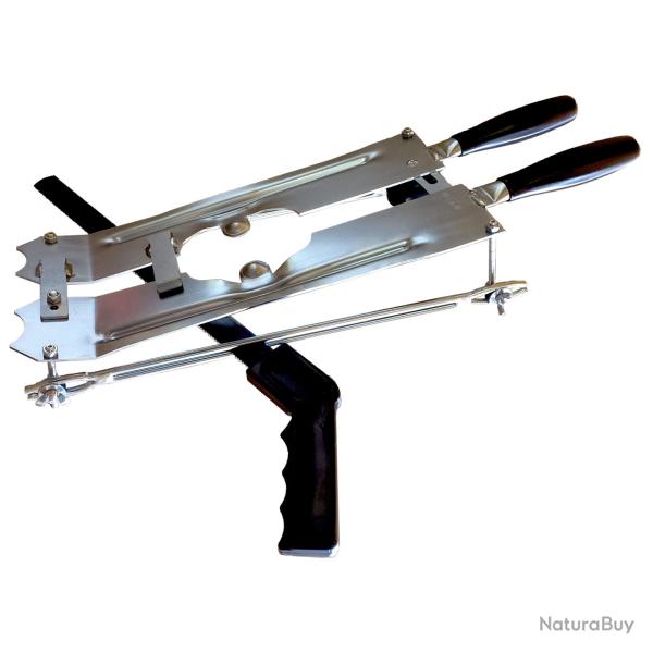 Scie pour crne coupe biaise avec guide - chevreuil