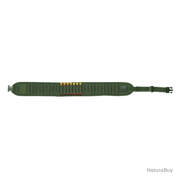 Cartouchi�re en tissu nylon vert, cal. 12