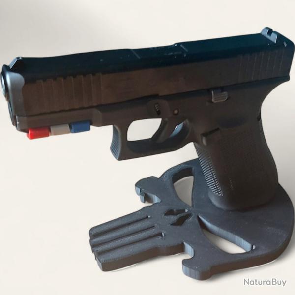 Pr�sentoir/Support pour Glock 17 / 19 / 22 / 28 style punisher