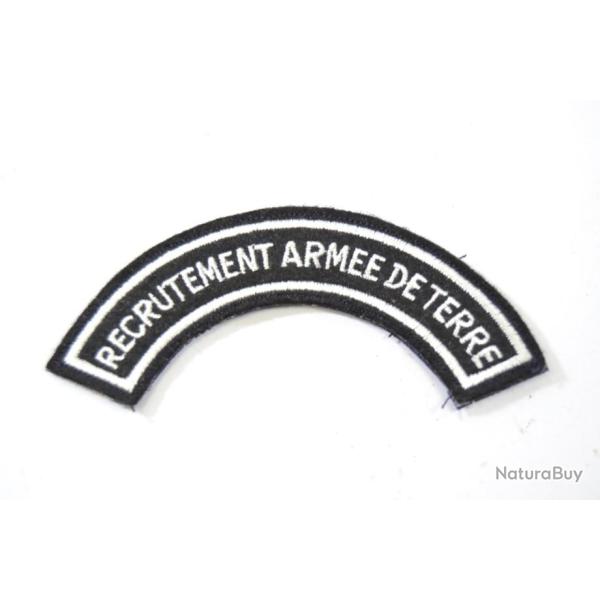 Patch Arm�e Fran�aise RECRUTEMENT ARMEE DE TERRE scratch