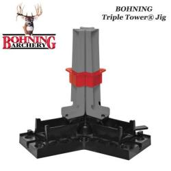 BOHNING Triple Tower Jig Empenneuse 3 vanes en une fois droite, h&eacute;lico&iuml;dale ou offset